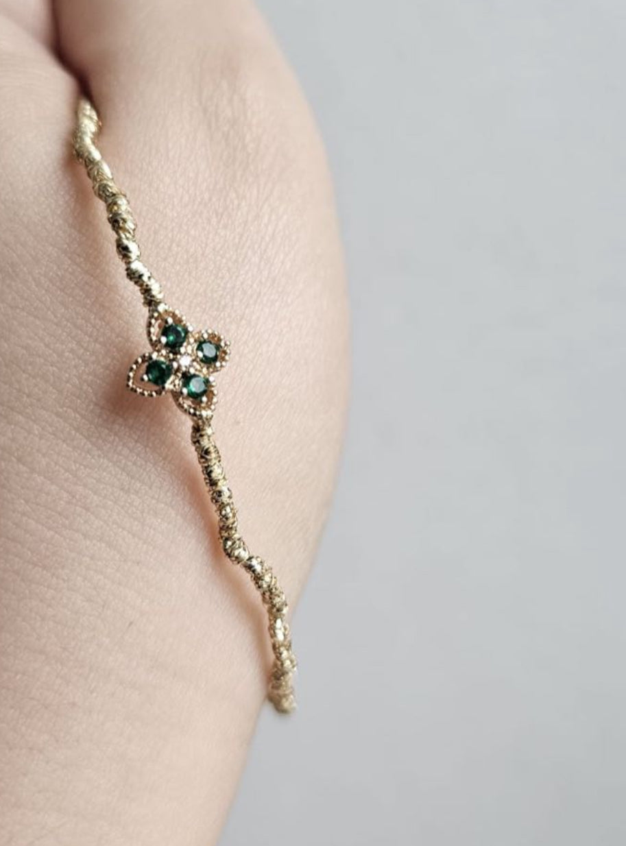 Mini Précieux - Bracelet Noah Vert ou Transparent