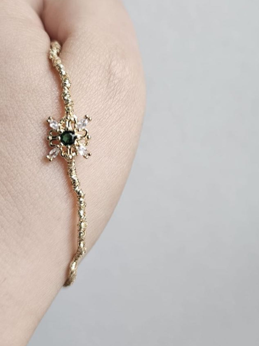 Mini Précieux - Bracelet Cruz vert