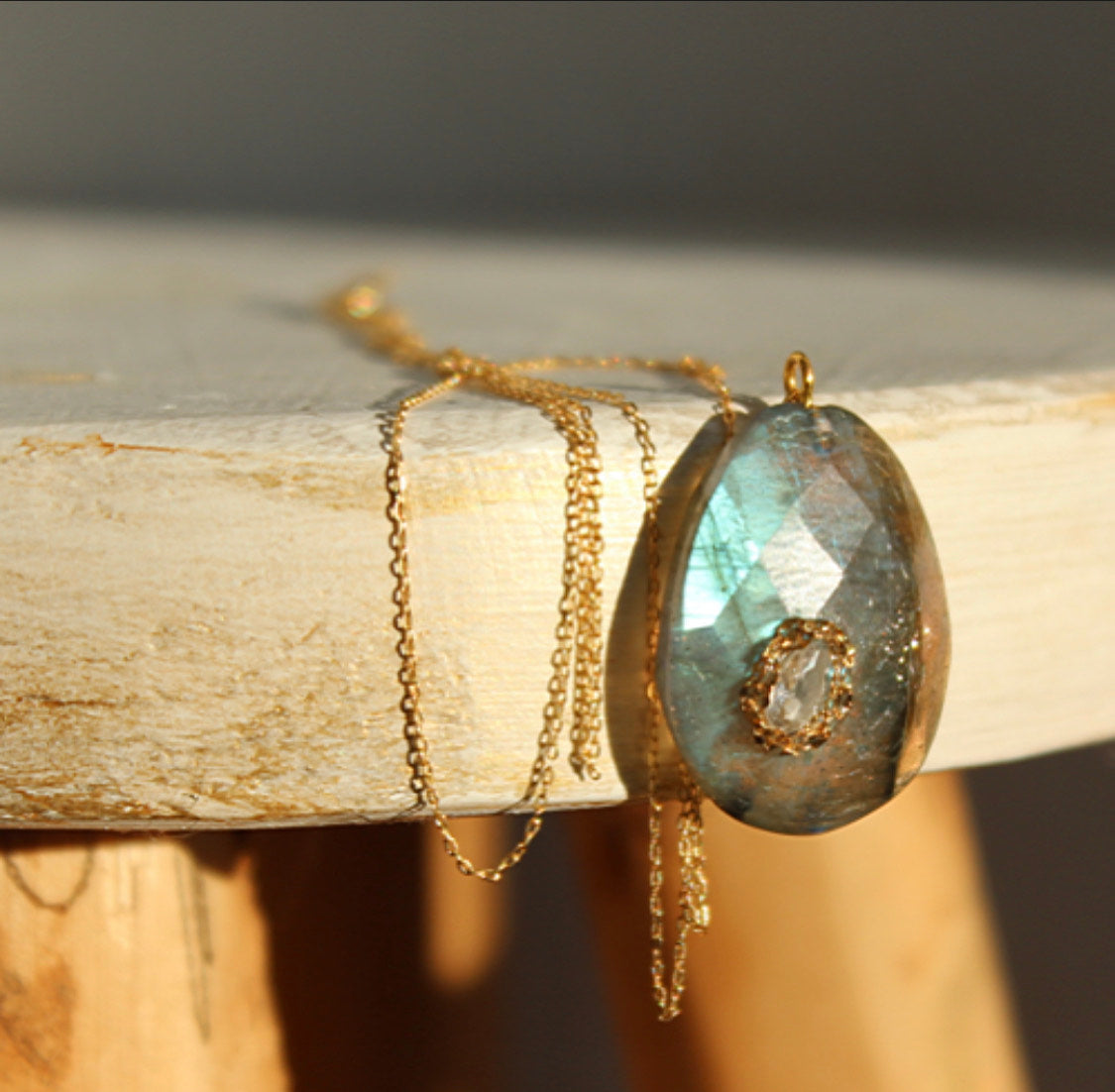 Gamme Noble - Collier Gabby Labradorite