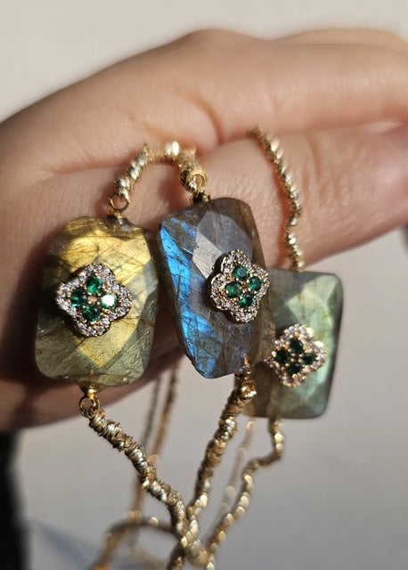 NOEL SAUVAGE - Bracelet Eve Labradorite
