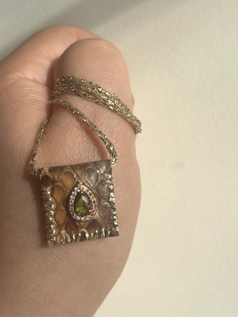 Collection Wild Magic - Collier Viny Marron et kaki