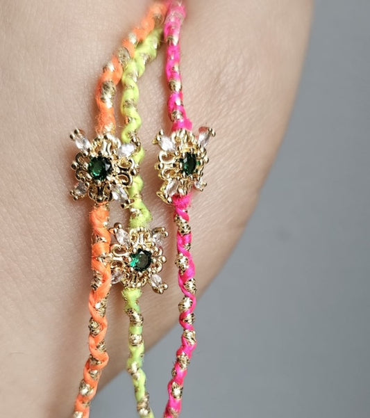 Mini Précieux Néon- Bracelet Cruz Vert